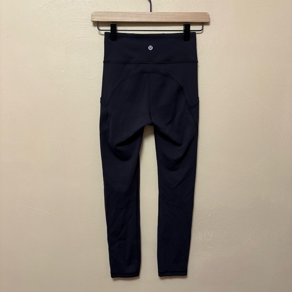 Lululemon Invigorate High-Rise Crop 23" Black Size 2 W6BDVS - Picture 7 of 14